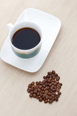 Coffee Cup with beans