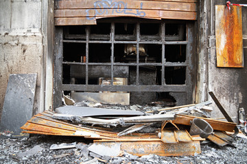 shop after fire