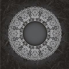 Template frame  design for card.