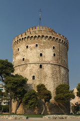White tower in Thessaloniki, Greece