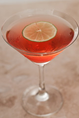 Lime garnish