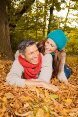 paar im herbst