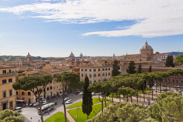 Fototapeta na wymiar Rome cityscape, Italy