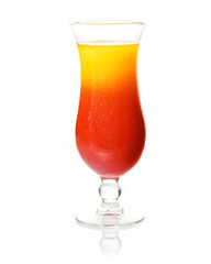Tropical rum cocktail