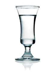 Vodka in a shot glass