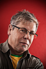 Portrait, Mann mit Brille