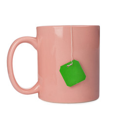 Cup with tea bag