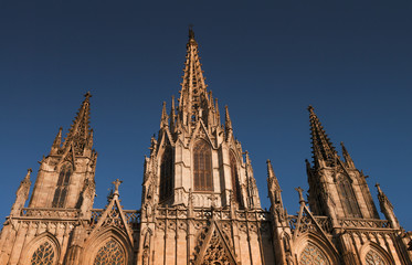 Cathedral of the Holy Cross in Barcelona, Spain