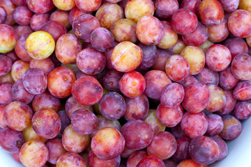 fresh plums