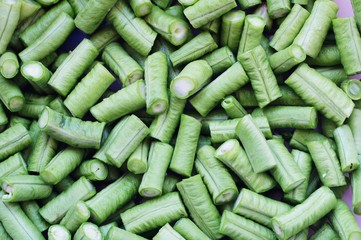 Chopped yard long bean