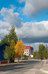 Осень в северном городе.