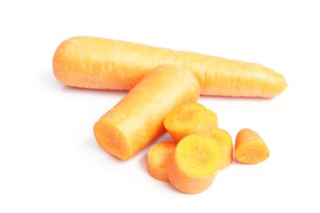 carrot isolated on white background
