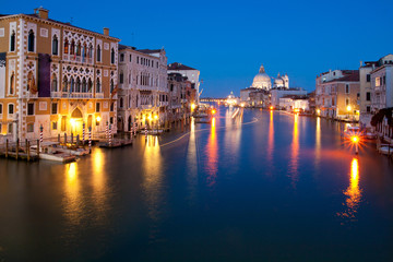 Fototapeta na wymiar Grand canal Wenecja Włochy