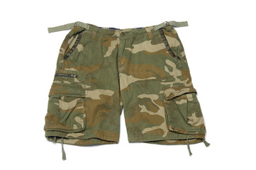 Shorts with military pattern
