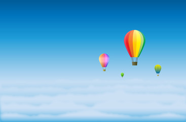 Air Balloons in the Sky