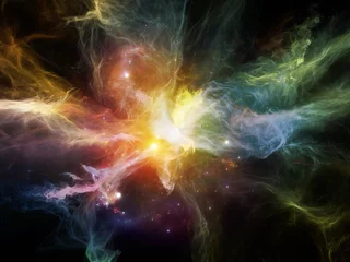 Abwaschbare Fototapete Deep space nebulae © agsandrew