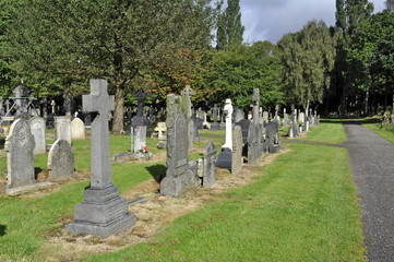 Naklejka premium Victorian Graveyard