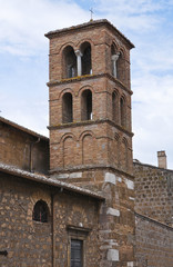 Fototapeta na wymiar Kościół Carmine. Civita Castellana. Lazio. Włochy.