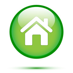 Home icon on gree