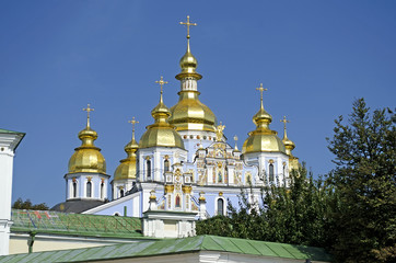 Fototapeta na wymiar St. Michael's Cathedral in Kiev, Ukraine.