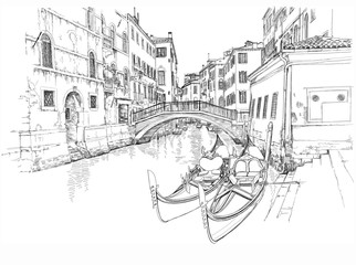 Obraz premium Ponte del Mondo Novo, Campo S. Maria Formosa. Wenecja, Włochy