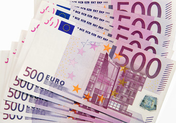 500 euro banknotes