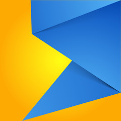 Abstract origami vector background