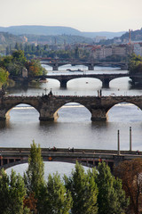 Naklejka premium Prague bridges