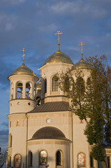 Fototapeta na wymiar Kościół Wniebowstąpienia Pańskiego w Zvenigorod