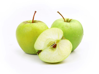 apples green cut