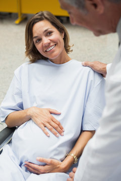 Pregant Woman In Wheelchair