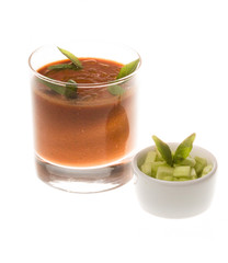 Gaspacho - Ice-cold and spicy vegetable soup of Andalusia, Spain