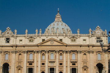 Obraz premium Basilica di San Pietro, Vatican, Rome, Italy