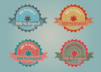 100 % Original Retro Label