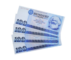 Geldfächer DDR Geldscheine, 100 Mark