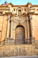 Naklejka premium Catedral de Guadix, portada barroca