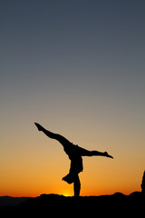 sunset gymnast