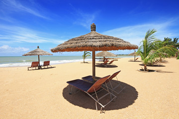 Naklejka premium Saly's beach in Senegal