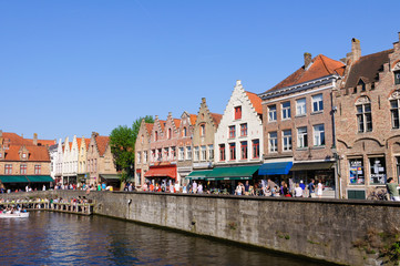 Naklejka premium Old Town of Bruges, Belgium