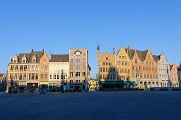 The Markt (Market Square) in Bruges, Belgium