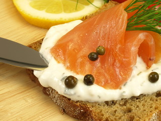 Closeup of vegetarian breakfast