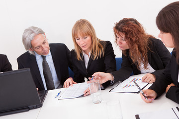 Fototapeta premium Businesspeople In Meeting