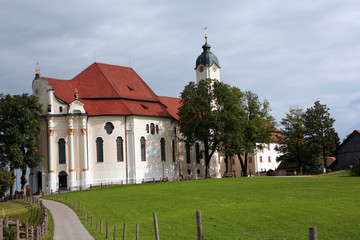 Fototapeta na wymiar Światowe Dziedzictwo UNESCO Wieskirche