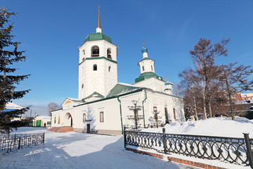 Fototapeta na wymiar Znamensky monastery, Irkutsk city, Russia