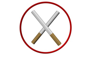 Obraz premium Nichtraucher