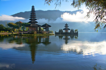 Peaceful view of a Lake at Bali Indonesia