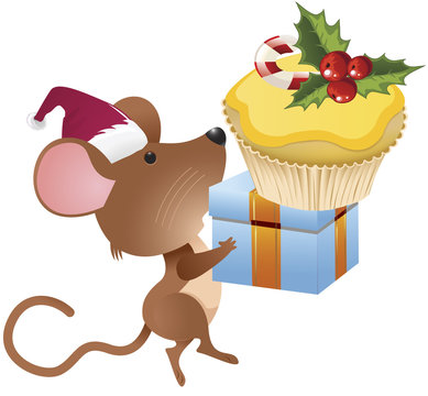 holiday mouse clip art