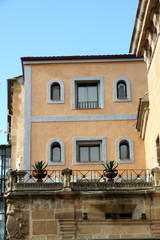 Palace in Soria city Castile Spain