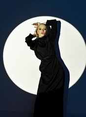 portrait whiht deep shadows on face