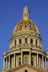 Fototapeta na wymiar Architecture of Colorado state capital building